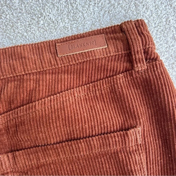 BlankNYC Atlas Rusty Brown Corduroy Cotton Raw Hem Mini Skirt Fall Transition 28 - Picture 5 of 8